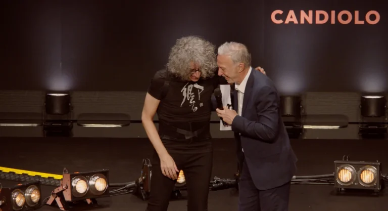 Candiolo: un momento della serata sul palco del Teatro Regio